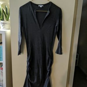 Standard James Perse Ruched Bodycon Dress 1